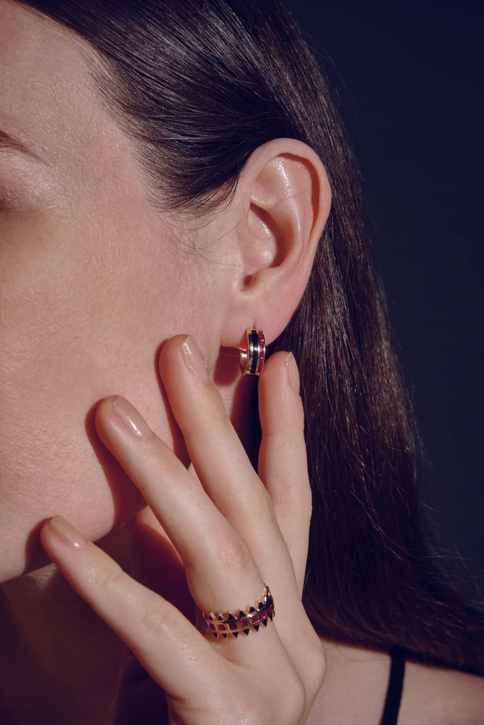 Pinky Way Halka Küpe